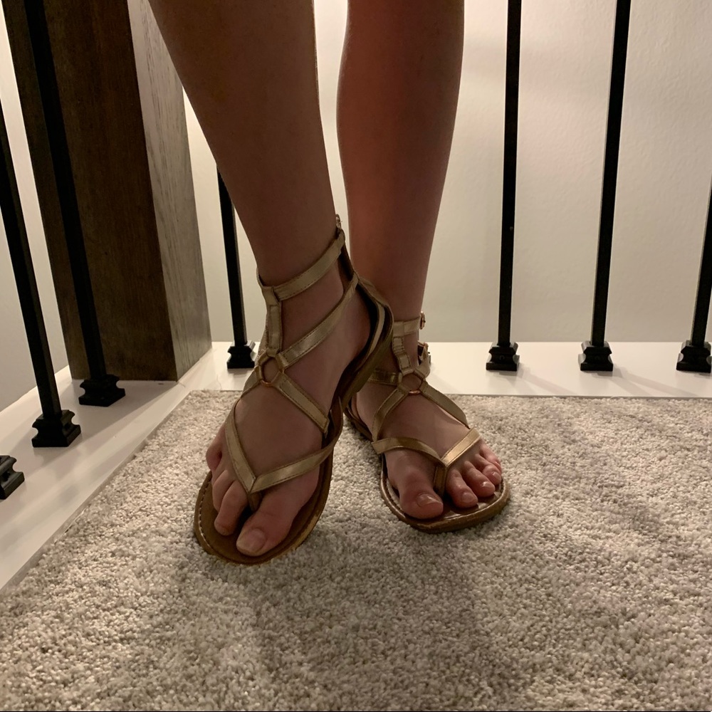 Cute Gold sandals